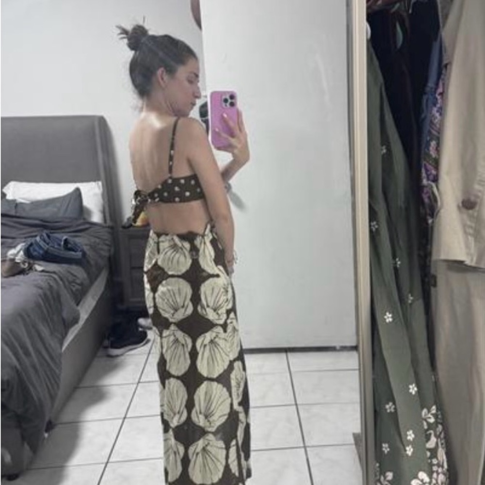 Abercrombie & Fitch Julia Slip Cutout Maxi Dress - Picture 3 of 4